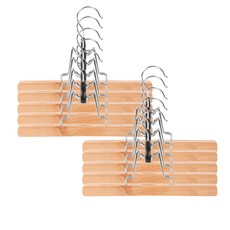 MONOMENT 實木直筒褲架, 10個, 混色
