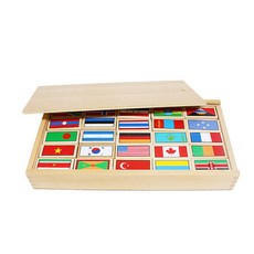 國旗積木盒 100入, 混色