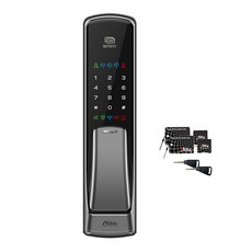 Milre 推拉門鎖MI-7000YS+2p卡片鑰匙+2p貼紙鑰匙+2p應急鑰匙, MI-7000YS