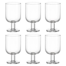 Bormioli Rocco 鋼化玻璃高腳杯345ml, 單色​, 6入
