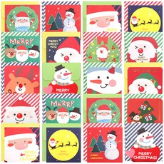투영 快樂聖誕卡 20p + 信封 20p 套組, 隨機出貨, 1套