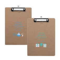 다다 Little Shell A4 MDF 클립보드, 랜덤 발송, 2개