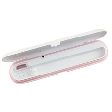 마이래빗 휴대용 칫솔살균기, SH-163, 핑크화이트