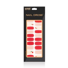 키스뉴욕 네일드레스 스티커, 코랄튤립, 1개