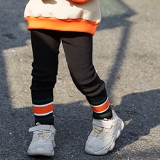 LITTLE BOBDOG 孩童撞色羅紋內搭褲