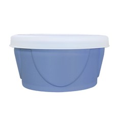 AGAFURA 孩童副食品矽膠保鮮收納碗 B款, 藍色, 120ml, 1個