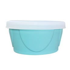 AGAFURA 孩童副食品矽膠保鮮收納碗 B款, 薄荷綠, 120ml, 1個