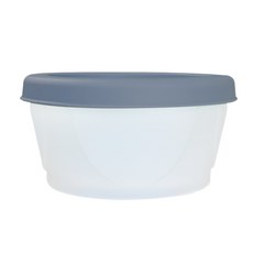 AGAFURA 孩童副食品矽膠保鮮收納碗 C款, 灰色, 1個, 120ml