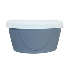 AGAFURA 孩童副食品矽膠保鮮收納碗 B款, 灰色, 120ml, 1個