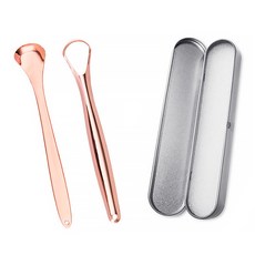 Allup Home 舌頭清潔器套組 金色, 1套