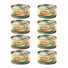 퍼시캣 전연령 캣 프리미엄 주식캔, 치킨+야채, 80g, 8개