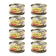 퍼시캣 전연령 캣 슈퍼 프리미엄 주식캔, 닭+닭간, 80g, 8개