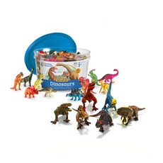 러닝리소스 공룡수세기 공룡 피규어 60p 0811 + 캐스비 네이처 애니멀킹덤 공룡 피규어 6p 세트, 1세트