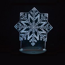 Homemine LED 聖誕節 3D 氣氛燈, NO2 雪花