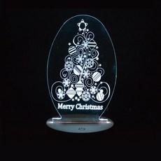 Homemine LED 聖誕節 3D 氣氛燈, NO4 聖誕樹2