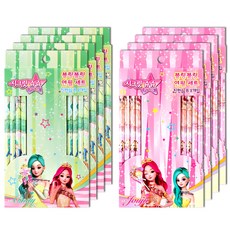 Secret Jouju Bling Bling 8p 鉛筆套組 B, 混色, 8套