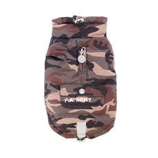 퍼피엔젤 Army Barmy 밀리터리포켓 강아지패딩베스트 3컬러 OW520