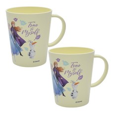 LILFANT 冰雪奇緣2印花手柄馬克杯, 混色, 2入