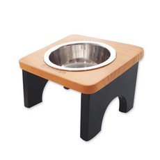 MONAGIO 空中花園套房狗木餐具 1 位不銹鋼, 黑色(側架), 1組