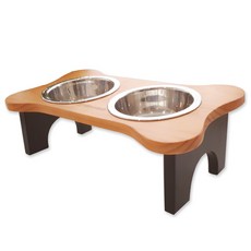 MONAGIO 空中花園美犬木餐具2件套不銹鋼, 黑色(側架), 1組