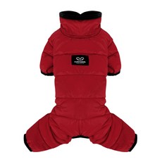 PUPPY ANGEL Air1狗狗超細纖維防水保暖連身衣 OW531, #188 紅棕色, 1件