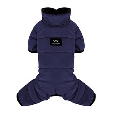 PUPPY ANGEL Air1狗狗超細纖維防水保暖連身衣 OW531, #760 海軍藍, 1件