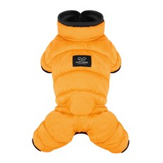 PUPPY ANGEL 犬用Air2系列工裝風半罩式鋪棉連身衣 PA-OW541, 355Orange