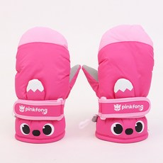 碰碰狐圖案滑雪拇指手套