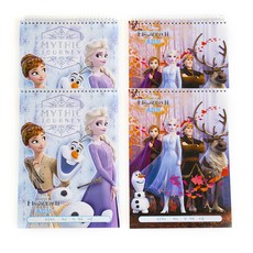 겨울왕국2 두꺼운 종합장, 랜덤 발송, 4개