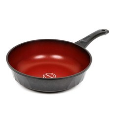 CHEFLINE 溫度變色單柄不沾炒鍋, 28cm, 1個