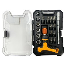 T型棘輪起子頭螺絲起子組, 1套