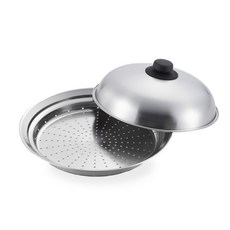 YOSHIKAWA 吉川 不鏽鋼蒸籠, 深 23.5 厘米 x 寬 28.8 厘米 x 高 11.7 厘米, 1個