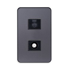 CHEIL ELECTRIC The Art Plus Metal Gray Complex CATV 2房+8P1球（1個）, 1個