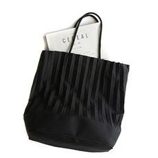 NEW'N 百褶束口環保袋 E67, 黑色