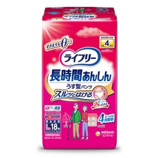 Lifree 男女通用長安全薄成人短褲 L, 18張, 1包