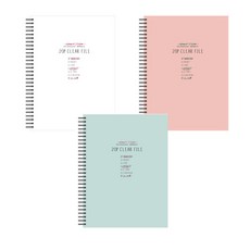 TOCTOC 線圈文件夾 20入, 隨機發貨, 3個