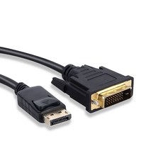 Anyport DP轉DVI螢幕連接線 1.1Ver, 1個, 2m