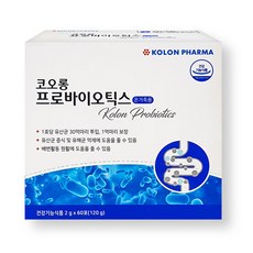 Kolon Pharmaceutical 益生菌乳酸菌 60p, 120克, 1盒