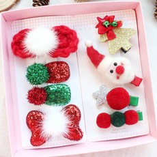 Chaney Bonbong 聖誕禮物髮夾 5 件套