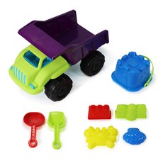 마이리틀타이거 타이거 모래놀이 점보트럭 세트, 혼합 색상, 1개