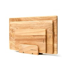 ICONIC HAUS Harbor 原木砧板組, 1套, 支架 + 大 + 中 + 小