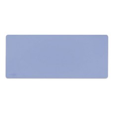 ABKO 皮革辦公桌滑鼠長墊, 天藍色, 1件