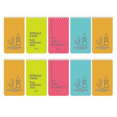 希望筆記本 PP上翻式筆記本 110張, 10個, 隨機出貨