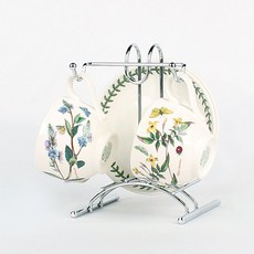 Roebenhoff 不鏽鋼夫婦杯架, 銀色, 1個