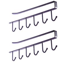 LIFE TOTEM 金屬收納掛架 YL-007, 黑色, 2個