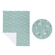 jellypop 코지블랭킷 Large, Green Safari
