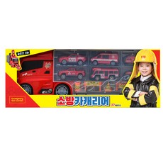 씽크 消防汽車運輸車 警車可動玩具, 混合顏色, 1個