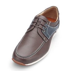 VONIN 男款皮革撞色休閒鞋 CBN004DBR