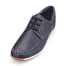 VONIN 男款牛皮綁帶休閒鞋 INE244NV