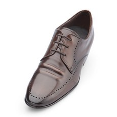 博寧男士天然牛皮舞廳點線手工鞋CBN012DBR